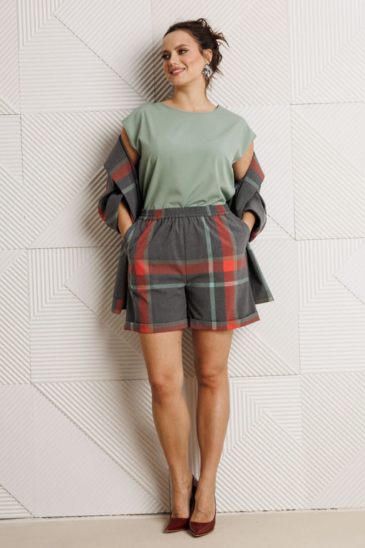 Костюм Mubliz 304 серая клетка