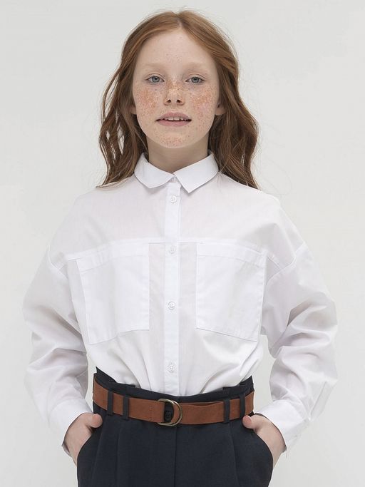 GWCJ7119 блузка для девочек - Pelican фото 4