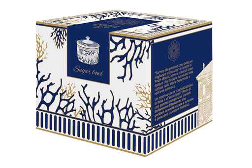 Сахарница, 10 см, 300 мл, фарфор N, белая, Кораллы, Corallo