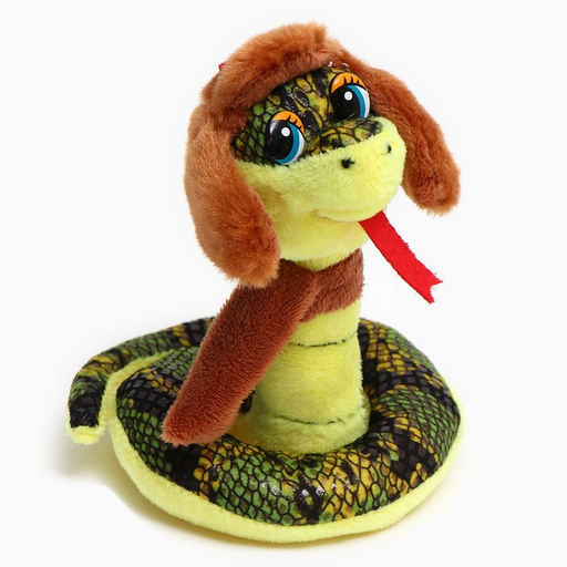 Мягкая игрушка Змея, 10 см, цвет коричневый - Simaland фото 5