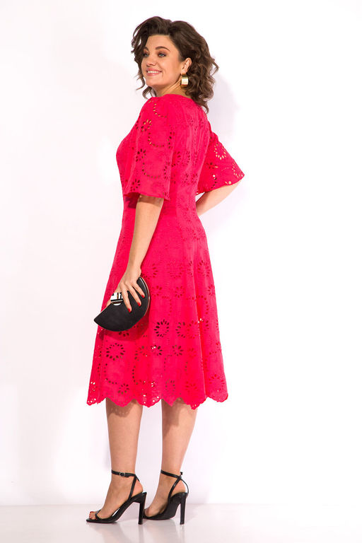 Платье Liliana 1452-Р малина  фото 2