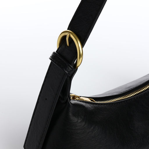 Сумка женская багет на молнии, цвет чёрный - Simaland фото 7