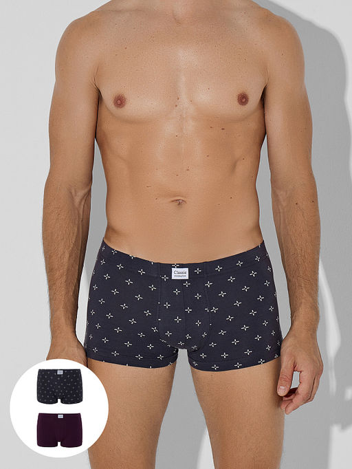 Трусы боксеры мужские в наборе, 2 шт