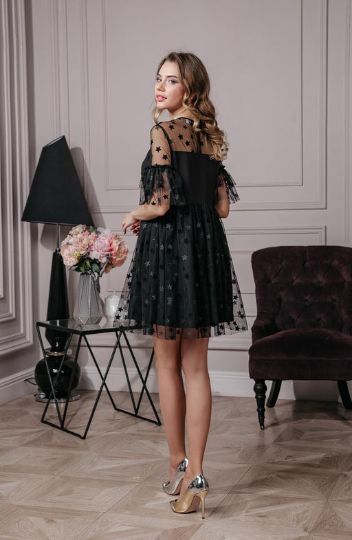 Платье мини звезды - Donna saggia фото 2