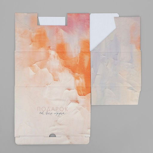 Коробка подарочная складная, упаковка, «Подарок от всего сердца», 22×15×10 см