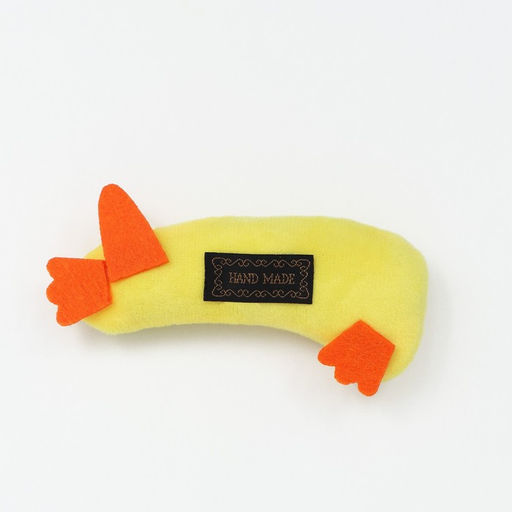 Игрушка для кошек с кошачьей мятой Цыпленок, 10 см, жёлтая - Пижон фото 3