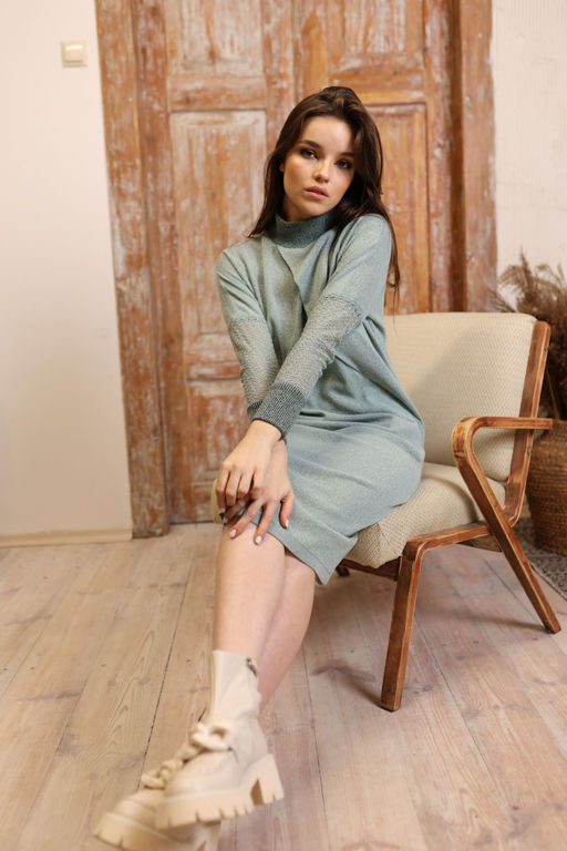 Платье AMORI 9614 бирюзовый  фото 4