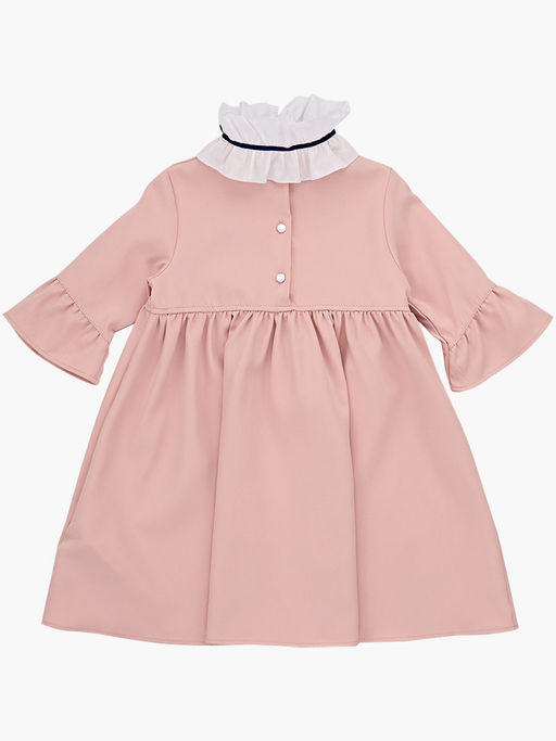 Нарядное платье со сьемным воротником UD 6224 крем-роз - Mini maxi фото 5