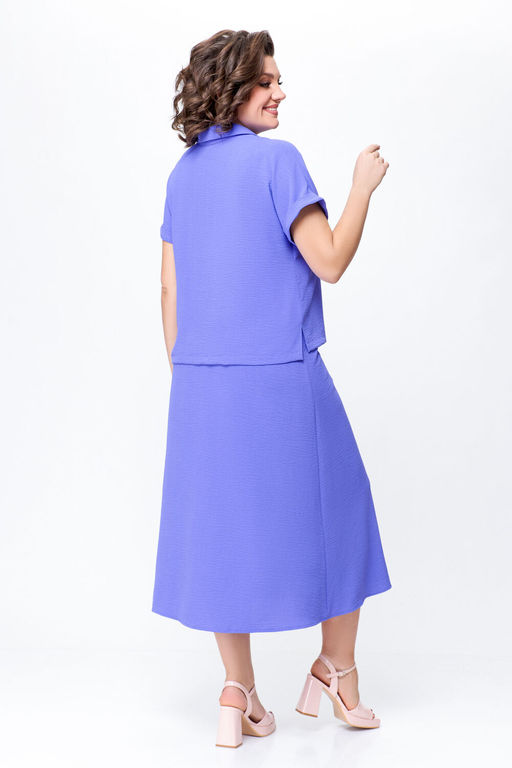 Блуза Swallow 803.2 черный+серебряный узор фото 526