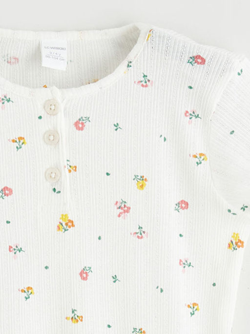 Bisiklet Yaka K?z ?ocuk Ti??rt ve ?ort