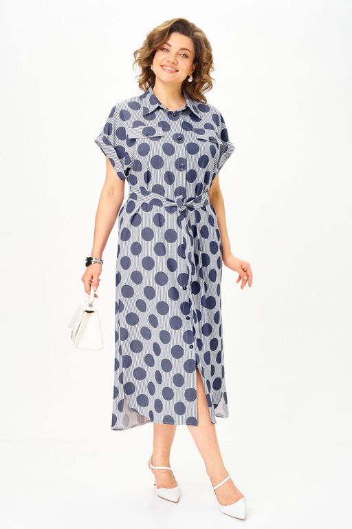 Платье Michel Chic 993/3 крупный горох фото 2