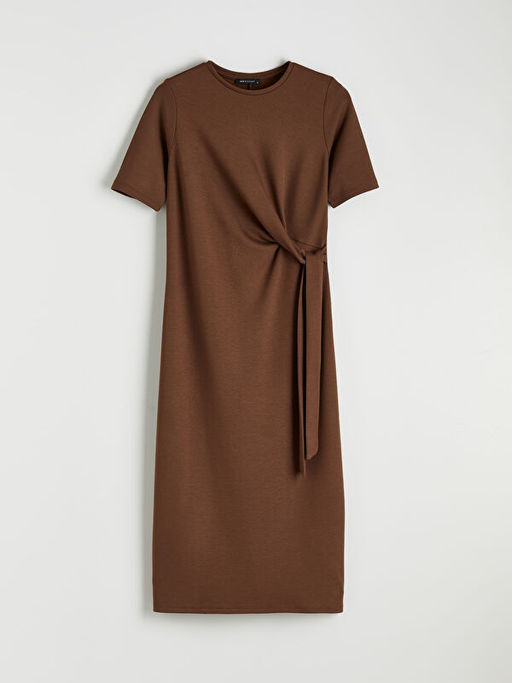 Bisiklet Yaka Ba?lamal? Elbise