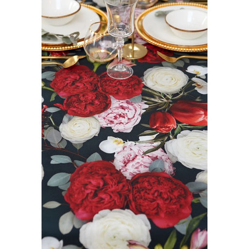 Скатерть Этель Flowers 180х147 см, 100% хлопок, саржа 190 г/м2  фото 6