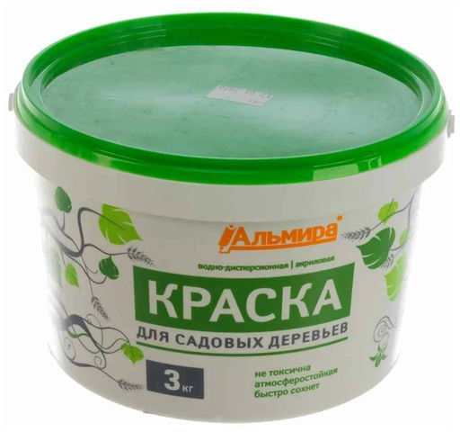 Побелка садовая 3кг (ведро) акрил ВД-АК