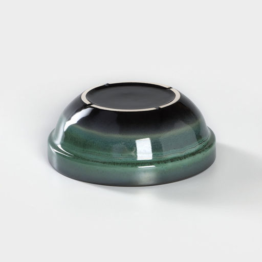 Тарелка Хорекс Verde notte, 600 мл, d=15.5 см, фарфор, бирюзовая