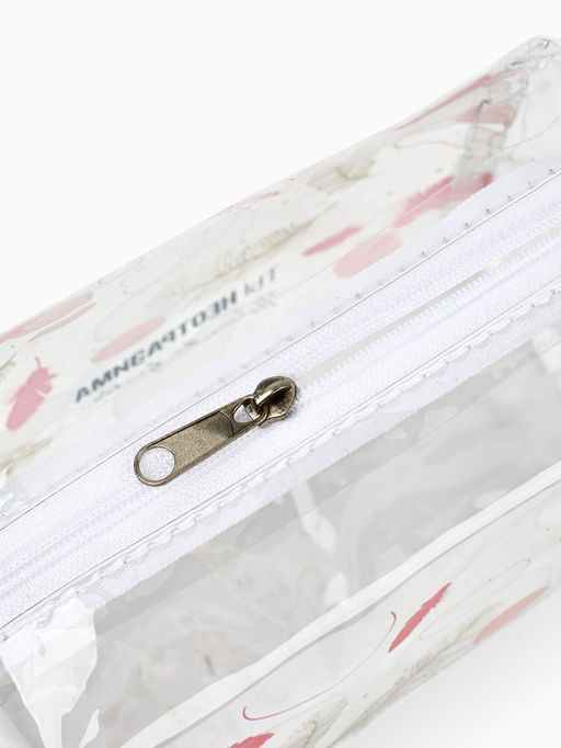 Пенал - косметичка «Перья», 14×8 см, ПВХ