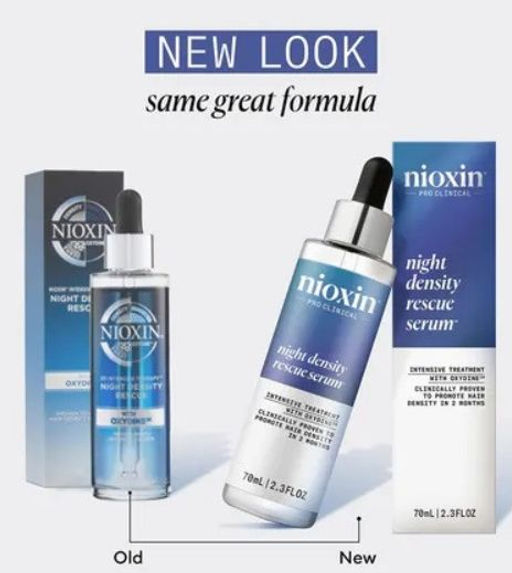 Сыворотка ночная Nioxin для увеличения густоты волос, 70 мл