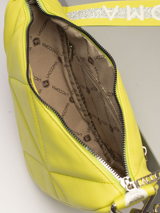 LACCOMA сумка Лакки-Ф826-лайм эко кожа хлопок  фото 8