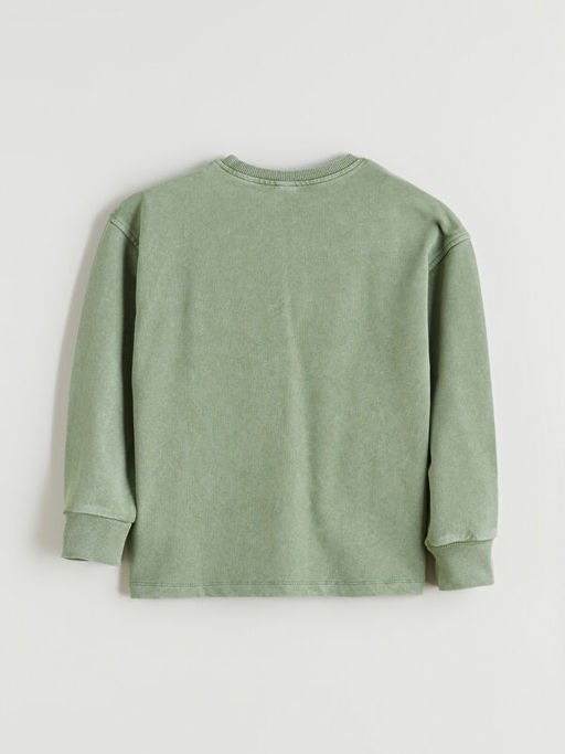 Bisiklet Yaka Erkek ?ocuk Sweatshirt