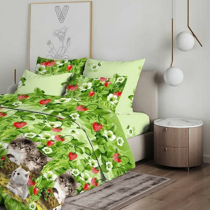 КПБ Котята бязь хлопок 100% 1, 5 сп. - Лен поволжья фото 3