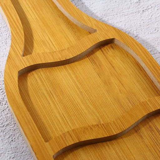 Менажница деревянная новогодняя «Шампанское», 34.5×14.8 см