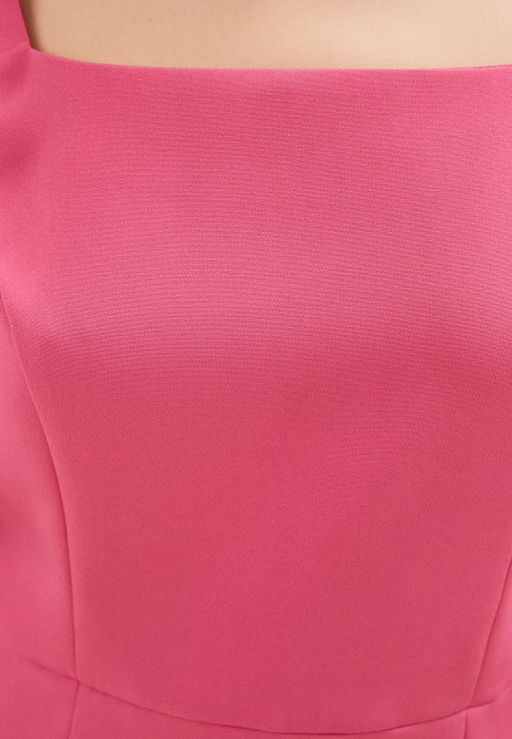 Синее платье с длинным рукавом - Incity фото 20