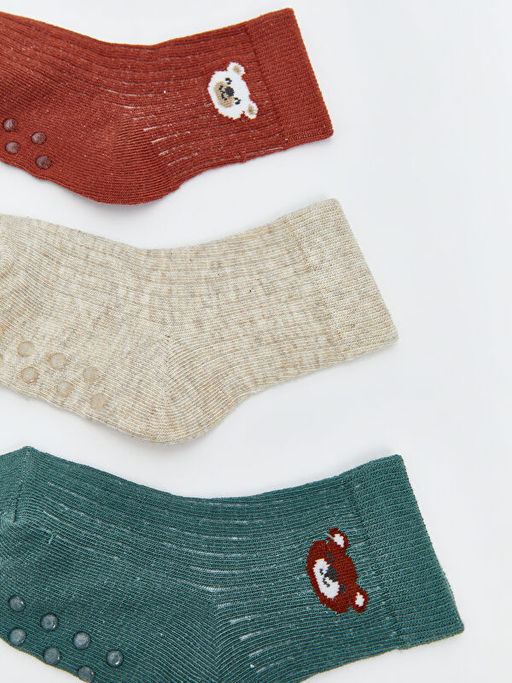 Desenli Erkek Bebek Soket ?orap 5li