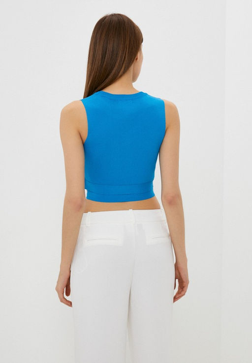 Укороченный топ без рукавов - Incity фото 21