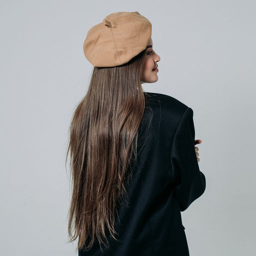 Берет, цвет песочный, р-р 56см - Overhat фото 10