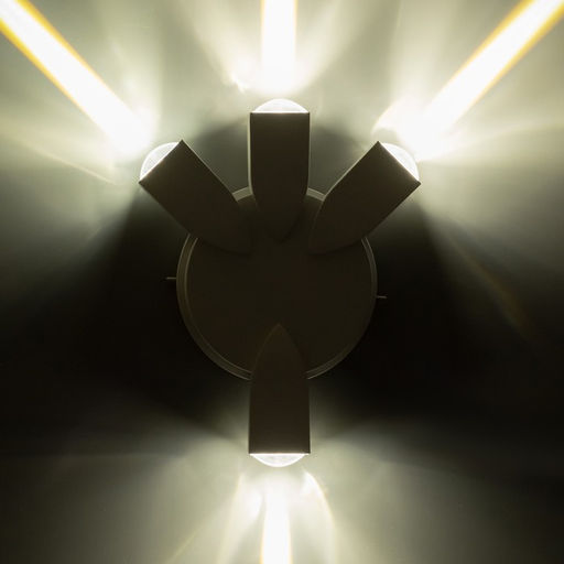 Бра BayerLux «Деко», 4хLED, 4 Вт, 4000К, IP66, белый, 16×4.3×13 см