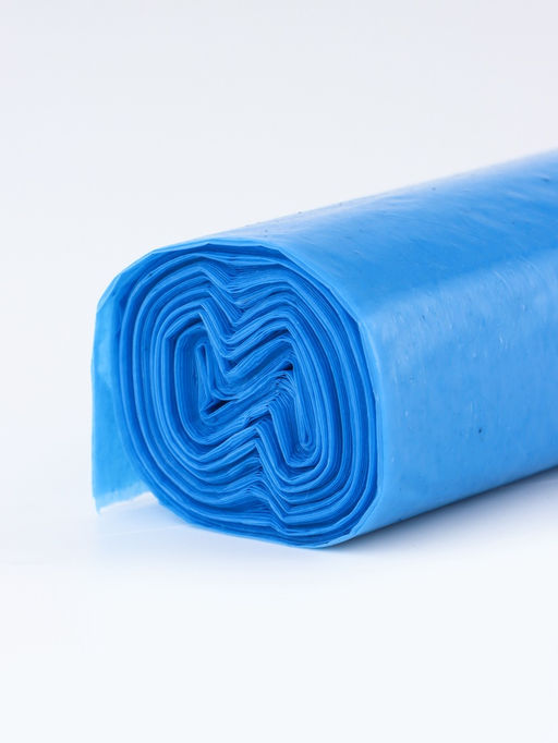 Мешки для мусора 120 л 30 мкм, ПВД, 10 шт, цвет синий