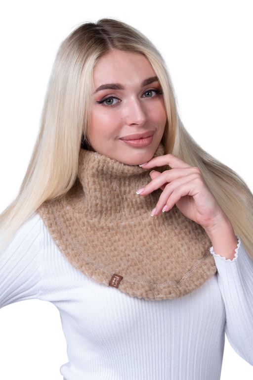 Воротник манишка БУКЛЕ (цвета: индиго, кемел, пудра, ваниль, лосось)