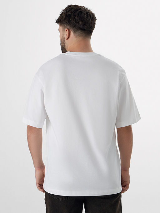 Футболка мужская белая с принтом - Mark formelle фото 2