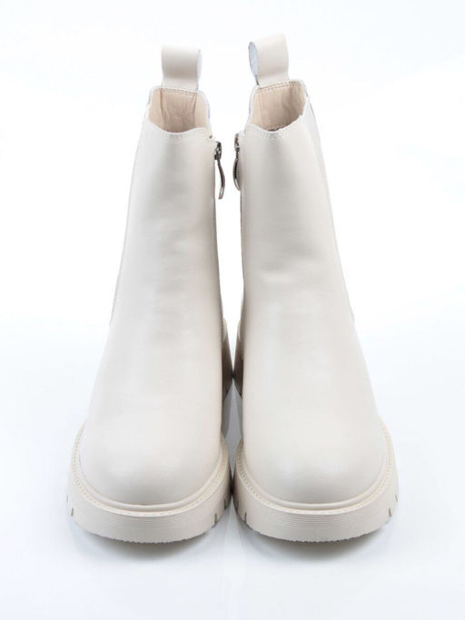 04-PAT177-2Z MILK Ботинки зимние женские (натуральная кожа, 100% шерсть)