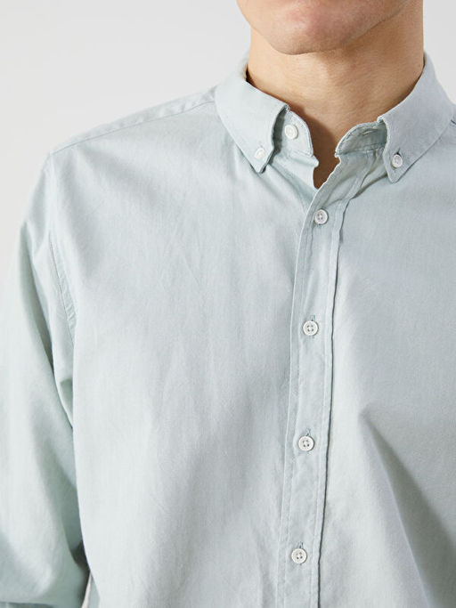 Slim Fit Uzun Kollu Oxford Erkek G?mlek