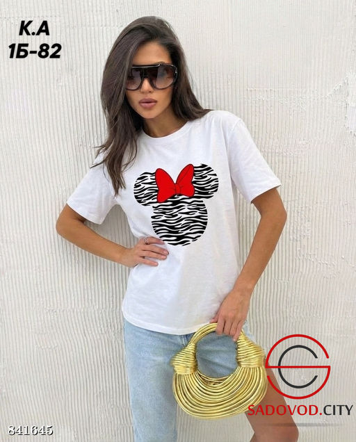 Женская футболка с рисунком