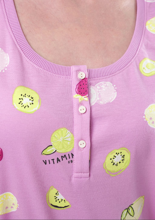 LS25-1158 Сорочка ночн. женская Витаминка (ЧЗ)