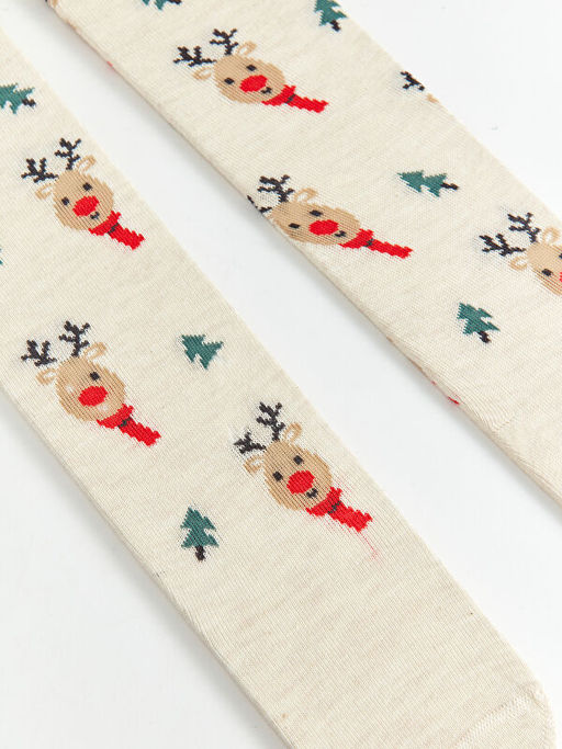 Y?lba?? Temal? Unisex Bebek K?lotlu ?orap 2li - Waikiki фото 3