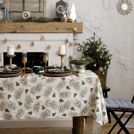 Скатерть новогодняя Этель Christmas tree 147?220 3 см, 100% хлопок, саржа 190 г/м?
