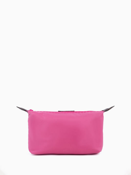 Цена за 2 шт. Косметичка простая на молнии, маленькая, розовая