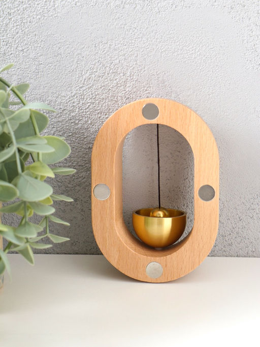 Колокол магнитный бук "Овал" 3,2х7,2х10,5 см