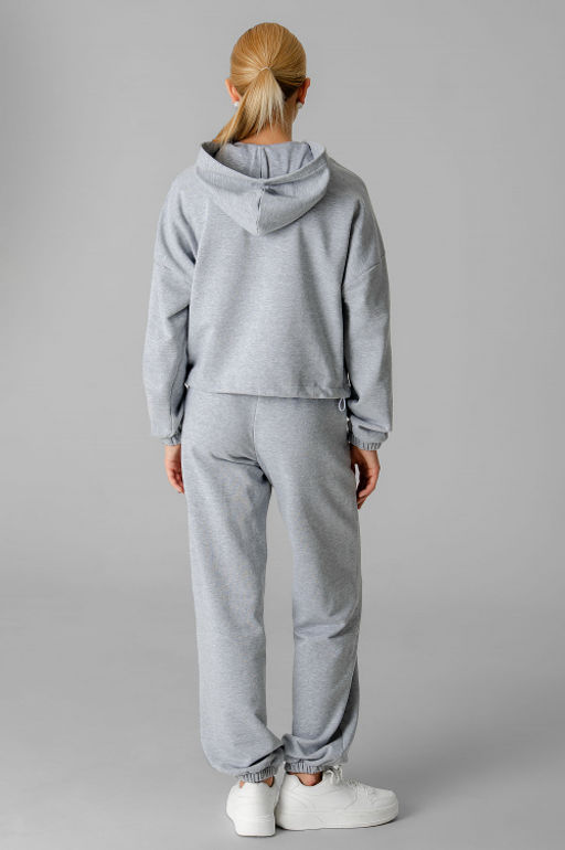 Арт. 2545 Костюм женский с брюками 44-50 (4 шт) Цвет:серый меланж