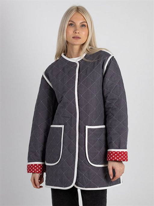 Жакет женский лен 100%, хлопок 100%, льняной утеплитель 100%