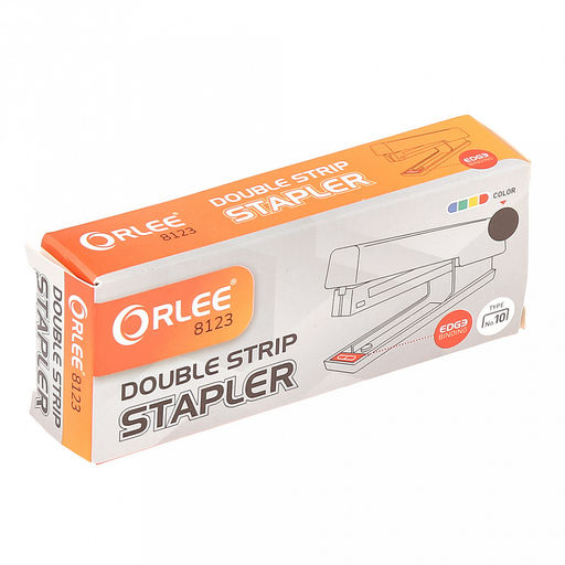 Степлер №10 10,3х2х4,8см, с антистеплером, в цветной коробке (Китай)