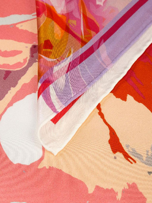 Платок жен. шелк 90х90 B03-8302-05 - Eleganzza фото 2