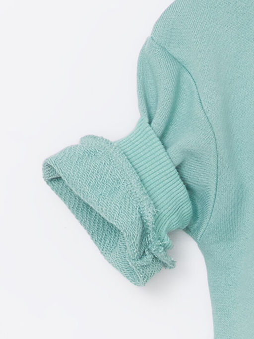 Bisiklet Yaka Uzun Kollu Bask?l? Erkek Bebek Sweatshirt - Waikiki фото 2