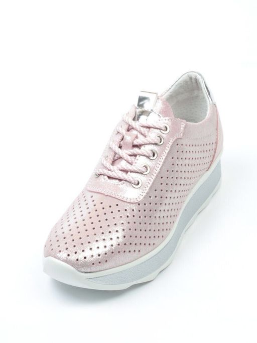 05-EDT60282-20B100M PINK Кроссовки женские (натуральная замша) - No name фото 5