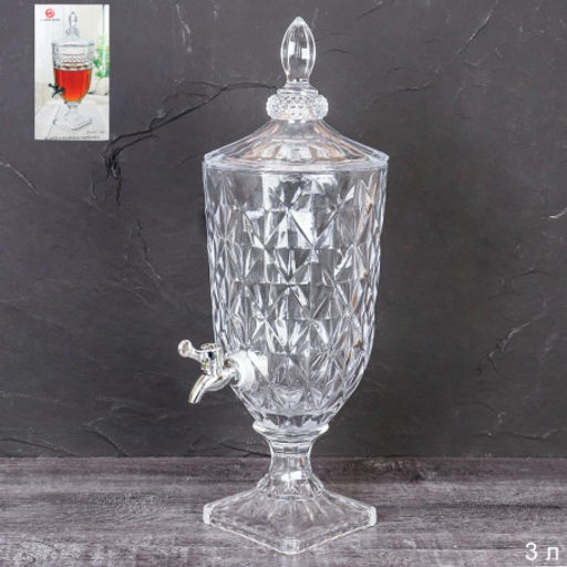 Лимонадник для напитков с краном 3 л / 93602 /уп 6/Диспенсер - ГалеонТрейд фото 2