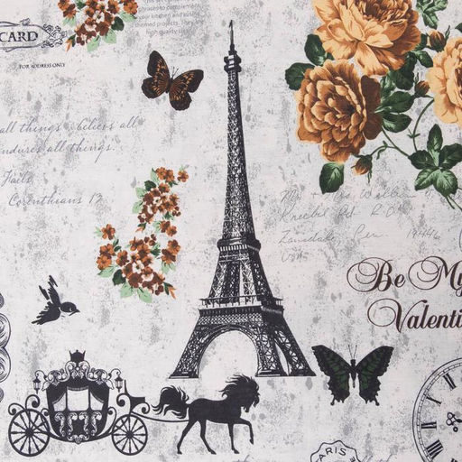 Постельное бельё Этель 1,5 сп. Парижские сезоны143х215 см, 150х214 см, 70х70 см - 2 шт., 100% хлопок, бязь 125 г/м  фото 10