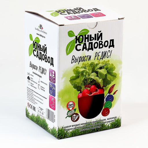 Набор для опытов «Юный садовод: Вырасти редис»
